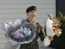 J-Hop BTS Resmi Selesaikan Wajib Militer Setelahnya 18 Bulan
