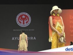 Indahnya Kreasi Ulos Dekranasda Medan Di Tangan Desainer Lokal Di IFW 2026