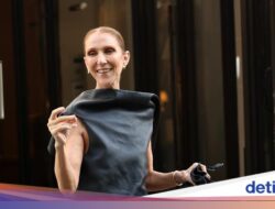 Momen Stylish Celine Dion Sapa Fans Di Jalanan Paris, Pakai Gelang Kaki YSL